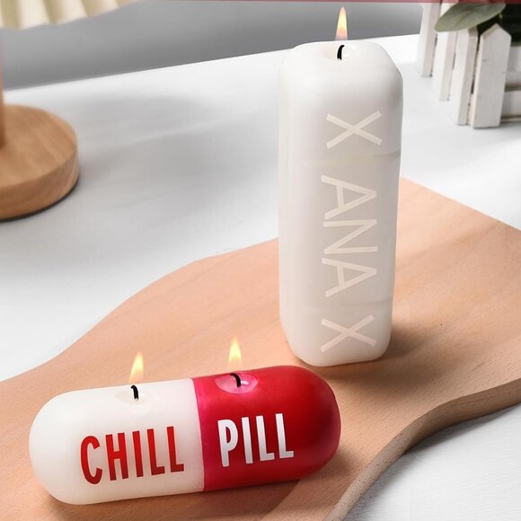 Xanax & Chill Pill Unique Fun Novelty Dopamine Decor Style Home Goods NEW - Picture 2 of 6